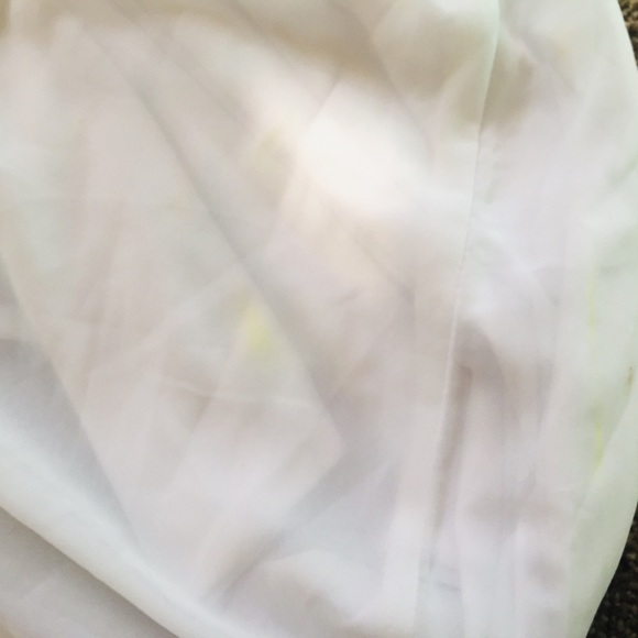 JAPNA Chiffon Sleeveless Maxi Dress With Raised 3D Aztec Detailing White Medium - Picture 7 of 9